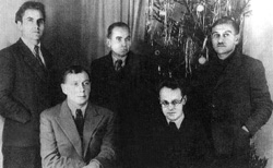 MUR, 1946. Barka, Samchuk, Kostetskyi, Malaniuk, Shevelov.